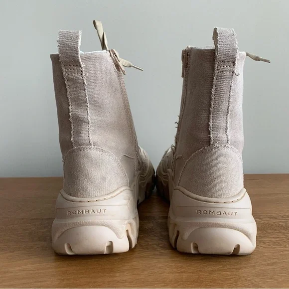 Rombaut Boccaccio II Boot Recycled Desert High-Top Sneaker Boot - Picture 4 of 7